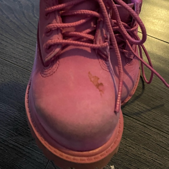 Toddler pink Timberland boots - Picture 4 of 6